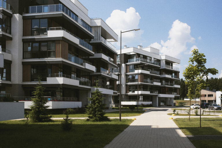 Quanto Custa um Apartamento de 2 Quartos? Tudo que Você Precisa Saber analog-landscape-city-with-buildings